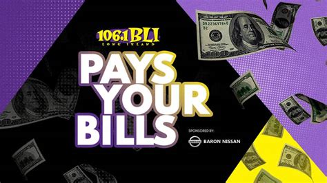 BLI Pays Your Bills Contest – 106.1 BLI.